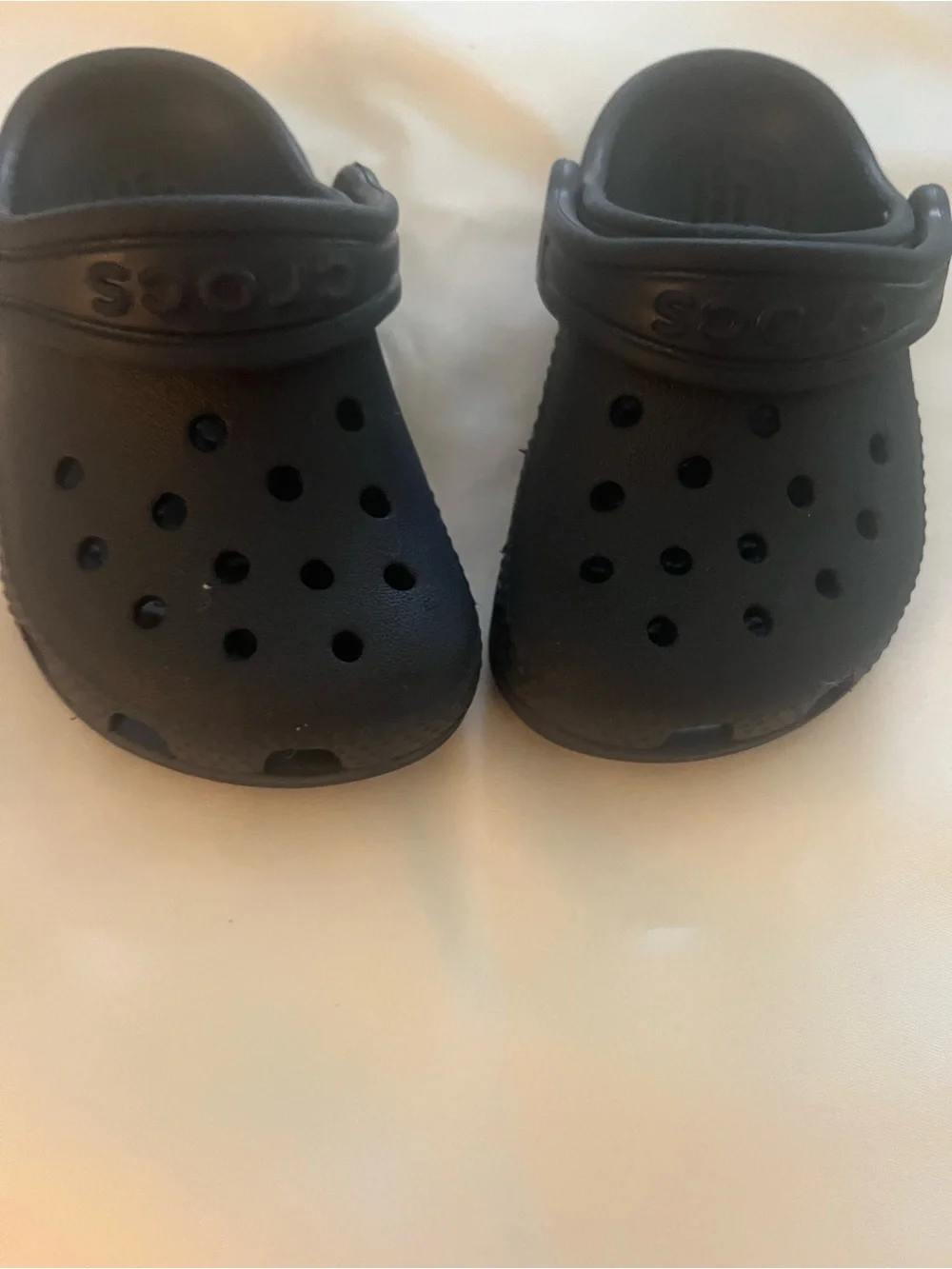 Crocs Kids Navy Blue Lightweight‎ Clog Sandals Sz 5